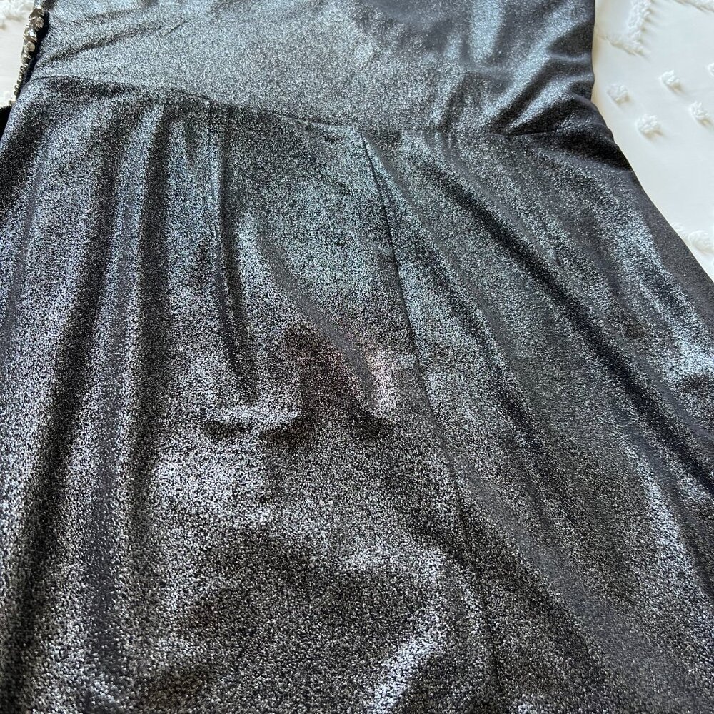 Calvin Klein Cocktail dress silver & black with embellishment Size 8 - Picture 7 of 16